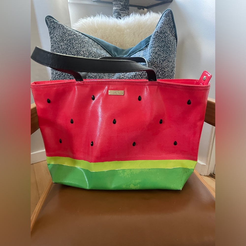 Kate Spade watermelon bag. A few small marks. Strap needs repair.